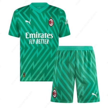 AC Milan Goalkeeper Kids Football Kit 23/24